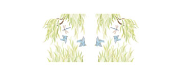 Small Willow Tree Border Package