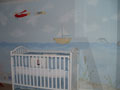 Personalized Airplane Wall Mural