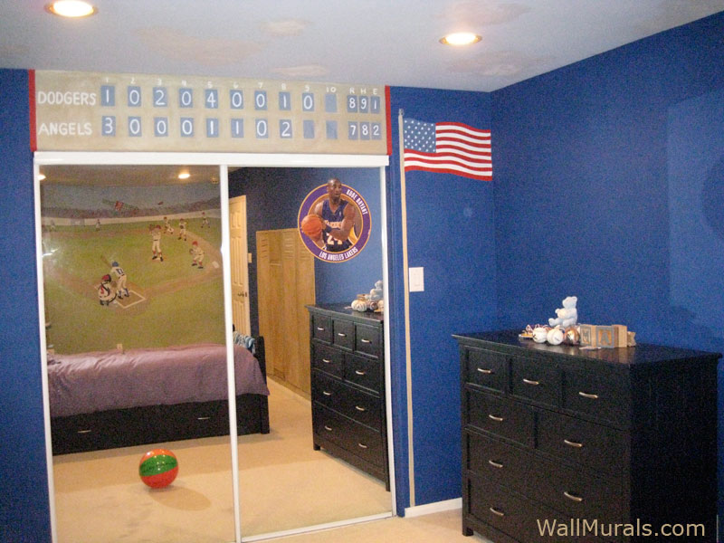 Sports Wall Murals by Colette: Sports Themed Rooms