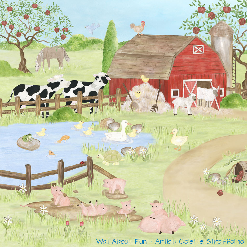 Barnyard Fun - Canvas Wall Art