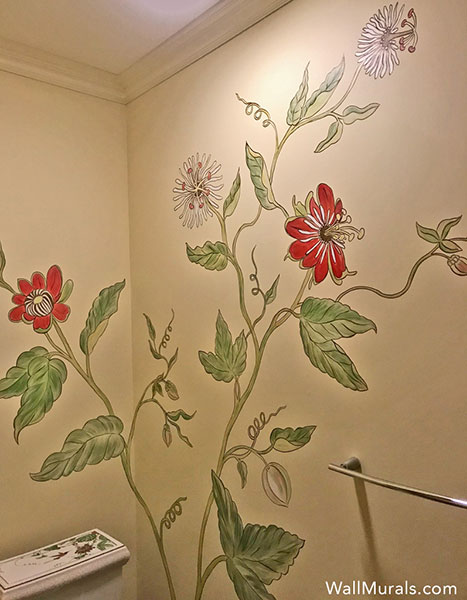 bathroom wall murals